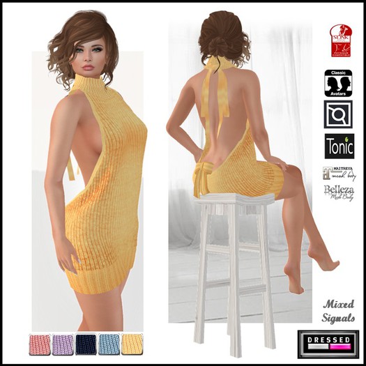 ::DBL:: Mixed Signals Dress (Classic/Mesh Body Fits) Set 2