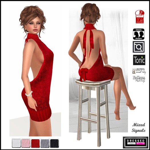 ::DBL:: Mixed Signals Dress (Classic/Mesh Body Fits)