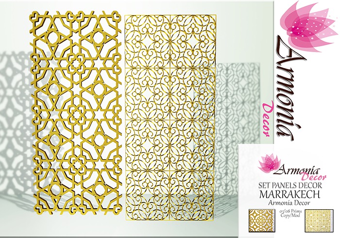 Armonia Decor [AD] Set Panel Decor Marrakech