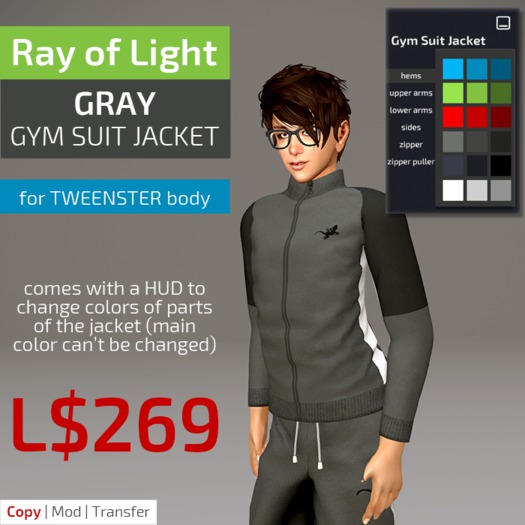 (RL) Gym Suit Jacket - closed - gray