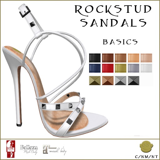 BM Rockstud Sandals Basics DEMO