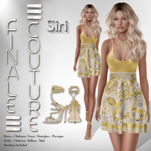 Finale Couture Siri - Yellow(Boxed)