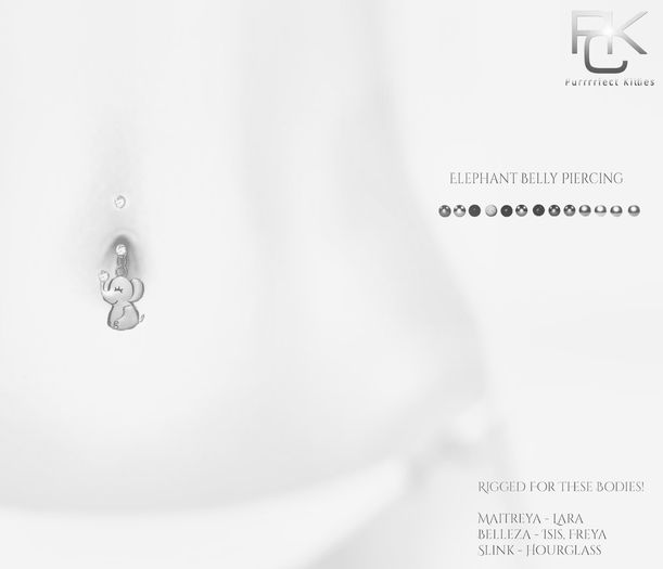 *PKC* Elephant Belly Piercing DEMO