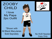 Steph-O-Bee's - I love my Papa Outfit (Zooby)
