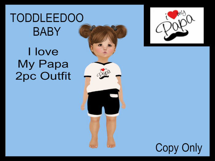 Steph-O-Bee's - I love my Papa Outfit (TD Baby)