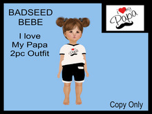 Steph-O-Bee's - I love my Papa Outfit (Bebe)