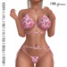 Knot bikini hearts
