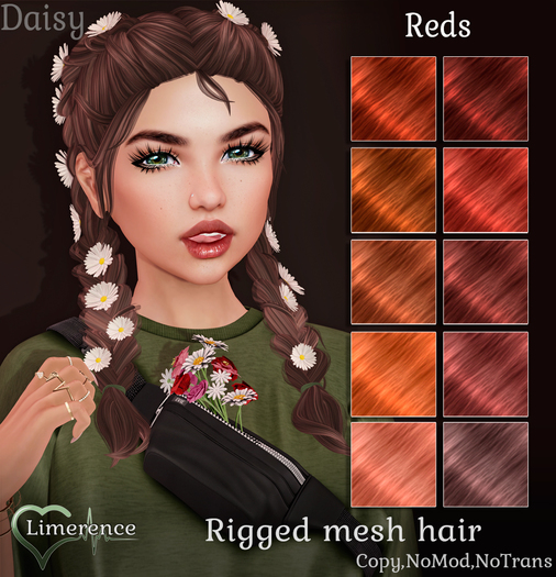 {Limerence} Daisy hair-Reds