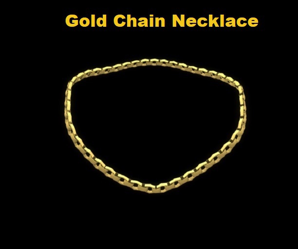 Gold Chain Link Necklace