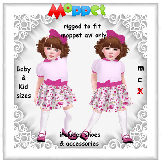 Moppet Hearts Dress Set