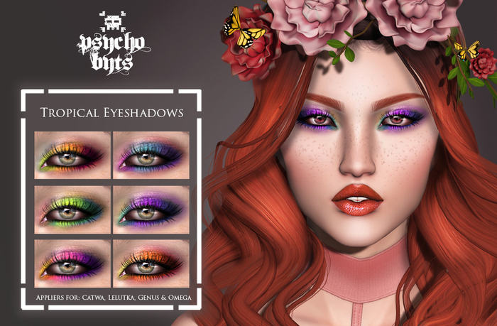 .{PSYCHO:Byts}. Tropical Eyeshadows Pack