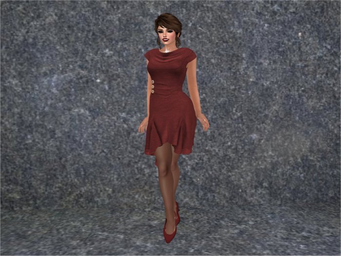 Tunic Dress  - Maroon