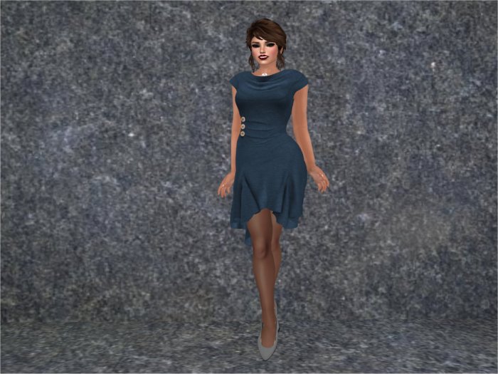 Tunic Dress  - Blue