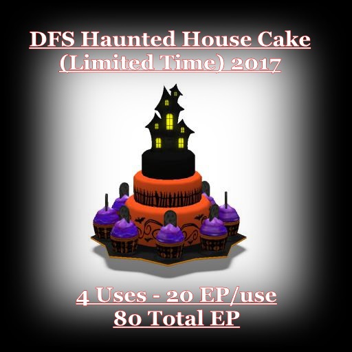 DFS TEXTURE - DFS HW Haunted House Cake