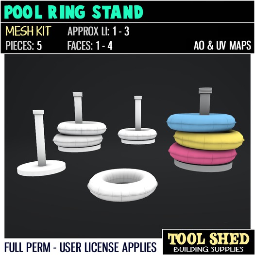 Tool Shed - Pool Ring Stand Mesh Kit