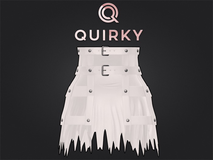 .Quirky. - Jadis Caged Skirt - Shell