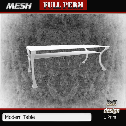 Moderne Table Full Perm