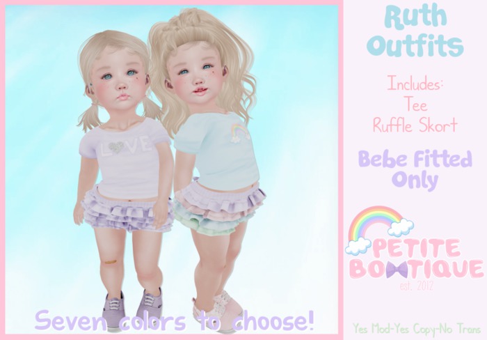 [Petite Bowtique] Ruth Outfit Pastel