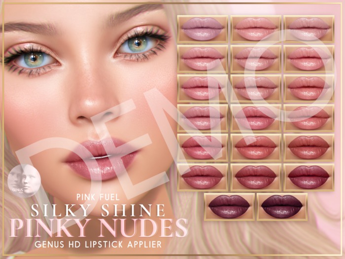 [PF] GENUS HD LIPSTICK Applier - Silky Shine (Pinky N.  - DEMO)