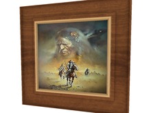 WESTERN & NATIVE AMERICAN ART DECOR Warrior Spirit Guide