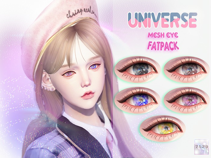 [ 7529 ] - Universe Eyes FATPACK MESH
