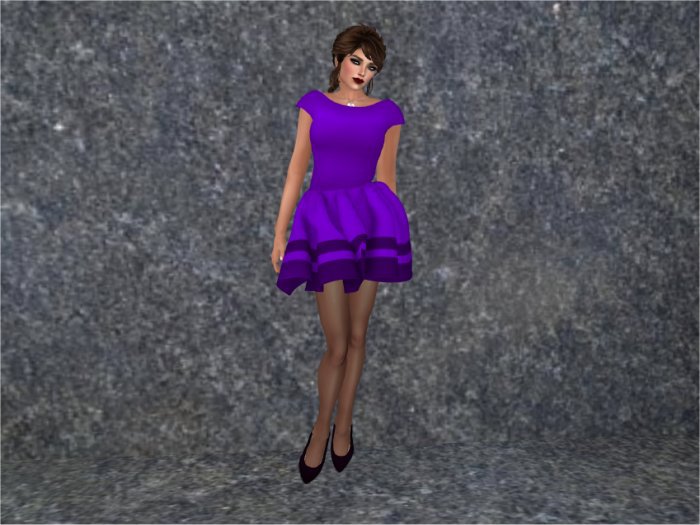 Pastel Purple Retro Dress