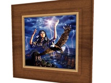 WESTERN & NATIVE AMERICAN ART DECOR The Eagle, Her Spirit Guide