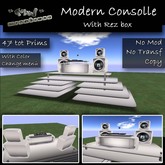 NEW!!! *MW* Modern DJ Consolle/Console + Speaker Animated + Cdj + Mixer