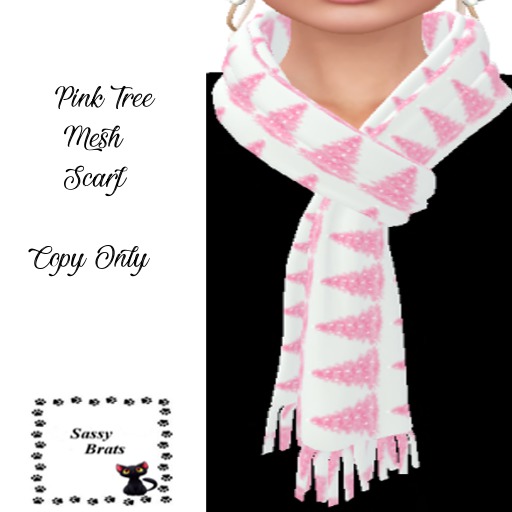 Pink Tree Scarf