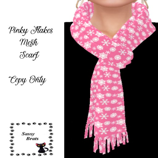 Pinky Flakes Scarf
