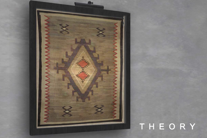 :: THEORY :: Framed Navajo Rug