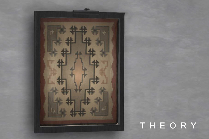 THEORY Framed Navajo Rug 2