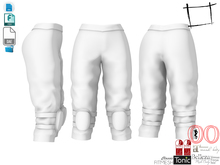 Dae Obj FBX Female Capri Pants With Knee Pads Slink, Maitreya, Ocacin Voluptuous, Belleza