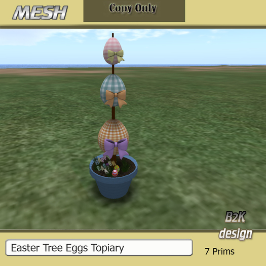 Easter Tree Eggs Topiary