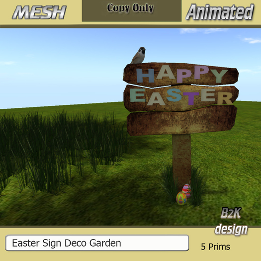 easter sign Deco Garden