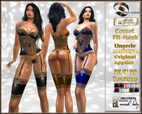 ☾ⅅⅅ☽ MAITREYA Corset Fitted Mesh - Lingerie Applier