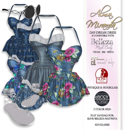 .: AlmaMiranda :. Summer Day-Dream Denim Dress