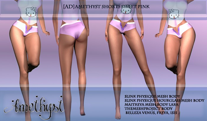 [AD] Amethyst Shorts Sweet Pink