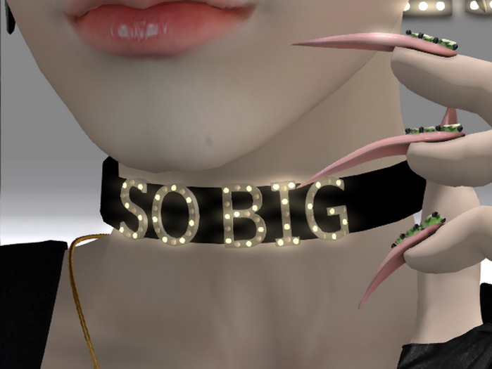 [Px] "SO BIG" Illuminated Choker