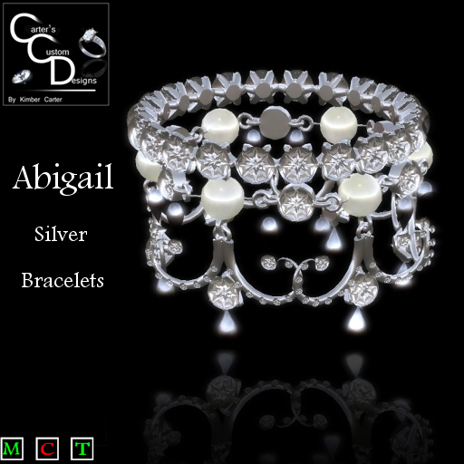 CCD - Abigail reflective Diamond Bracelets Silver