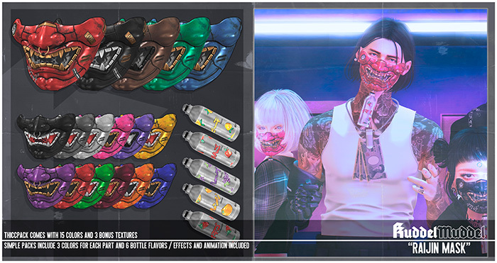 [KuddelMuddel] RAIJIN Mask / The Third / ADD ME!