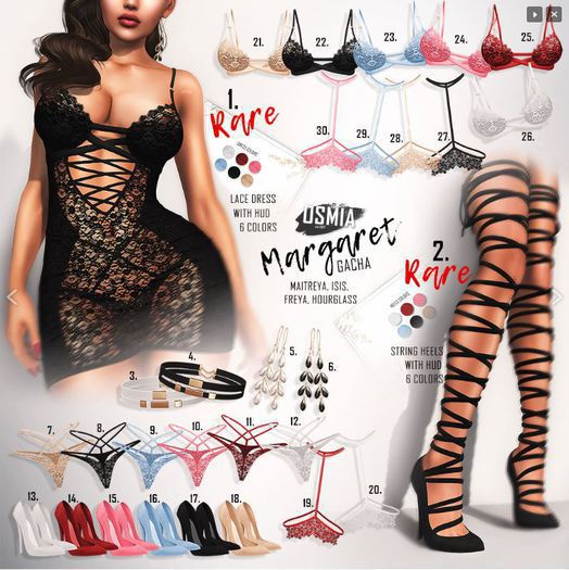 OSMIA - Margaret.Gacha.Strapping - Freya - Red