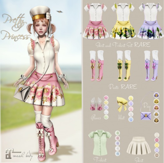 Belle Epoque { Pretty Princess } Boots Lavender (Box) _RARE