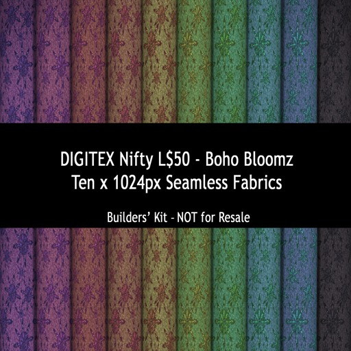 DIGITEX Nifty L$50 - Boho Blooms