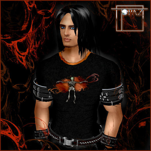Topaz Square~ Halloween Skeleton