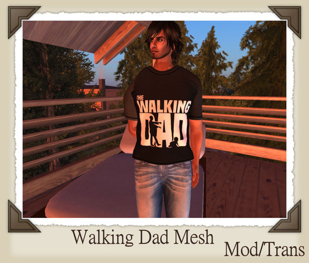 Father's Day Gift Box and Walking Dad T-shirt
