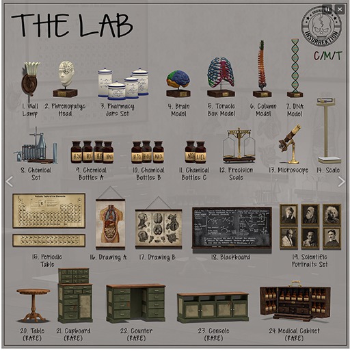 GACHA - [IK] The Lab - 01. Wall Lamp - COMMON
