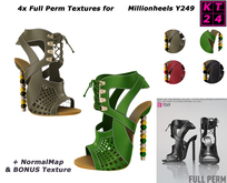 K24T:// 4x Full Perm Textures . for Millionheels Y 249 Set 3