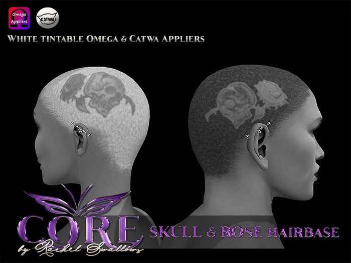 RSC HAIR BASE APPLIER SKULL & ROSE BOXED