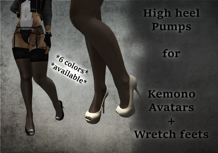 !!PF!! Kemono pump heels